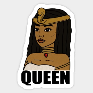 Afro Melanin Queen Black African History Sticker